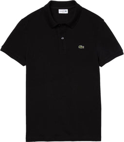 Lacoste Heren Poloshirt - Katoen - Met stretch - Zwart - Maat XS