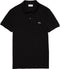 Lacoste Heren Poloshirt - Katoen - Met stretch - Zwart - Maat XS