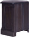 vidaXL - Tv-hoekmeubel - 80x40x49 - cm - massief - mahoniehout - lichtzwart