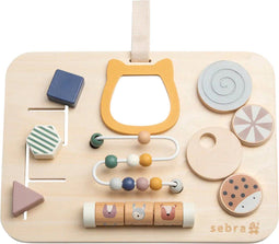 Sebra Activity Bord - Houten Educatief Spel - Fijne Motoriek - Woodland (4m+)