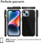imoshion Hoesje Geschikt voor iPhone 15 Plus Hoesje Shockproof - imoshion Rugged Hybrid Carbon Case - Zwart