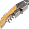 Five - Bamboe flessenopener 3-in-1 Kurkentrekker/Kelnermes