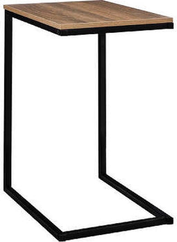 Five®- bijzettafel - metaal /hout - lengte 45 x breedte 35 x hoogte 66,5 cm