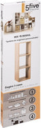 Five Simply Living - Boekenkast - 3 Vakken - Natuurlijk eik - 34.4 x 32 x 100.5 cm