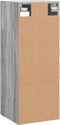 vidaXL - Hangkast - 34,5x34x90 - cm - grijs - sonoma - eikenkleurig