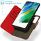 iMoshion Hoesje Geschikt voor Samsung Galaxy S21 FE Hoesje Met Pasjeshouder - iMoshion Uitneembare 2-in-1 Luxe Bookcase - Rood