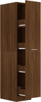 vidaXL - Apothekerskast - 30x42,5x150 - cm - bewerkt - hout - bruin - eikenkleur