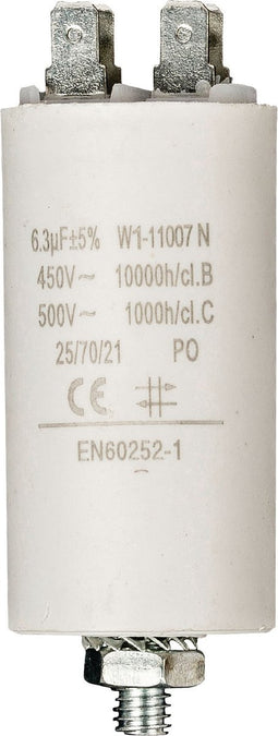 Fixapart W1-11007N Condensator 6.3 uf / 400 V + Aarde