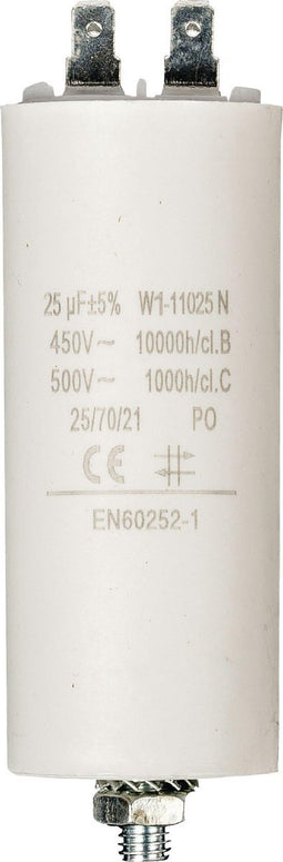 Fixapart W1-11025N Condensator 25.0 uf / 450 V + Aarde