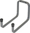 Fixman Dubbele opberghaak - 18 cm - Staal met roestbestendige coating - Plastic beschermdoppen - Voor garage en schuur
