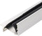 Fixman Tochtstrip - tochtwering - zilver - aluminium - 91 x 5,2 cm - deur tochtstopper
