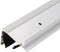Fixman Tochtstrip - tochtwering - zilver - aluminium - 91 x 5,2 cm - deur tochtstopper