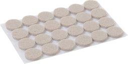 Fixman Zelfklevende viltglijders - rond - 20 mm - 24 stuks