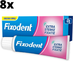 Fixodent Kleefpasta Original - 8 x 47 gram - Verbeterde formule 2022