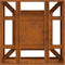 vidaXL - Vierkante - Vuurplaats - 60x60x30 - cm - Weervast - Staal