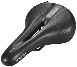 Terry Fisio Flex - Zadel gel - Zitbreedte 9-12cm - Zwart