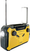 Schwaiger UKW - Outdoor Radio - Zonnepaneel AM FM Spatwaterbestendig Geel Zwart