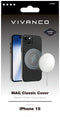 Vivanco Mag Classic - Backcover - MagSafe-compatibel spatwaterdicht zwart