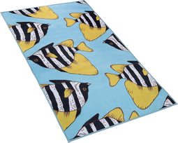 FIZME - Laagpolig vloerkleed - Blauw - 80 x 140 cm - Polyester