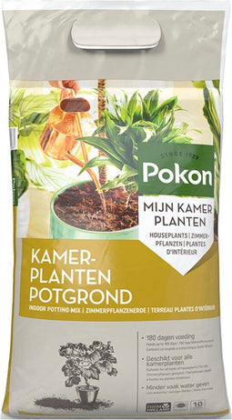 Pokon Kamerplanten Potgrond - 10l - 6 maanden voeding - RHP keurmerk