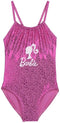 Barbie Meisjes Badpak Roze Maat 116