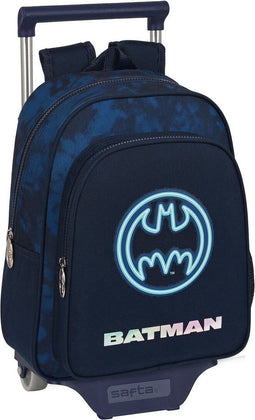 Schoolrugzak met Wielen Batman Legendary Marineblauw 27 x 33 x 10 cm