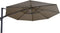 Outdoor Living - Zweefparasol VirgoFlex taupe Ø3,5mtr