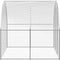 vidaXL - Kippenren - 3x16x2 - m - gegalvaniseerd - staal