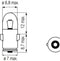 Lamp 12V-1.2W BA7S