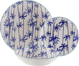Serviesset Versa Marina Palmen Porselein 18 Onderdelen