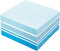 Info sticky notes - 400 vel - 75x75mm - 3 kleuren blauw en wit - IN-5654-70
