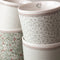 Laura Ashley Wild Clematis 4 Bekers - Giftset - Assorti 32 cl.