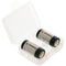 KEEPPOWER RCR123A - Li-Ion batterij 3V 1000mAh met micro USB - wit
