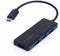 Gembird UHB-CM-U3P4-02 - USB-C Hub - 4x USB 3.2 Gen 1 5Gb/s - Zwart