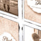 ZEP - Houten Multi Houten Kingscote wit / bruin voor 9 foto's 10x15 (afmeting 32x47 cm) - BF984