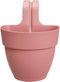 Elho Vibia Campana Easy Hanger S 21 - Balkonbak met Ophanghaken - 100% Gerecycled Plastic - Ø 20.5 x H 26.5 cm - Poederroze