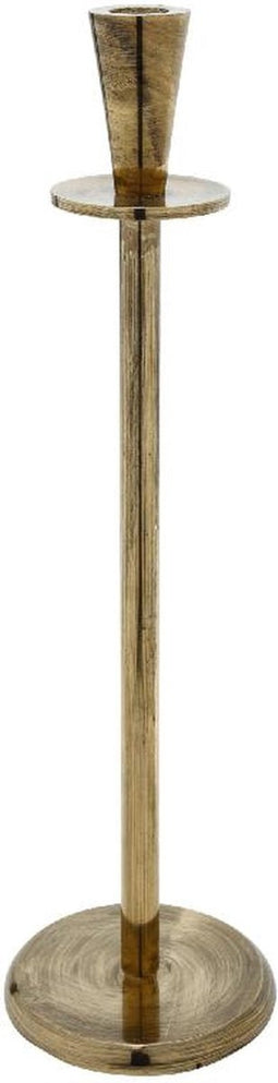 PTMD Shine Kandelaar - H42 x Ø12 cm - Aluminium - Messing