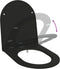 vidaXL - Snelle - Afneembare - Toiletbril - met - Soft - Close - - - Duroplast, - Zwart
