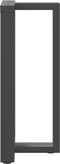 vidaXL - Bartafelpoten - 2 - st - T-vormig - 50x35x(90-91) - cm - staal - antraciet