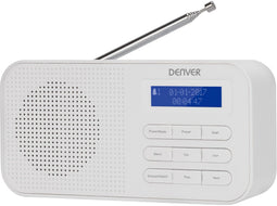 Denver DAB-42 - DAB+ FM Radio - 20 Voorkeuzezenders - Wit