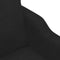 vidaXL - Tweezitsbank - 120 - cm - stof - zwart