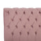 AVALLON - Tweepersoonsbed - Roze - 160 x 200 cm - Fluweel