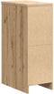 vidaXL - Garagekast - 30x51x85 - cm - massief - grenenhout - artisan - eikenkleurig