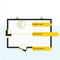 BRASQ Whiteboard 60x90 cm - magnetisch - met accessoires (markers wisser magneten) - Wit