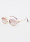 Miu Miu MU 52YS - Retro dameszonnebril - ovaal - goud
