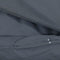 vidaXL - Dekbedovertrekset - 200x200 - cm - katoen - antracietkleurig