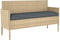 vidaXL - Ligbedkussens - voor - Bank - 2 - stuks - Anthraciet - 150x40x8 - cm - Oxford - Stof