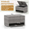 Coast Tuinbox - Opbergbox met Schoenenrek - 186L Weerbestendig Grijs