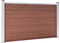 vidaXL - Schutting - 872x106 - cm - HKC - bruin