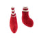Kerstversiering DKD Home Decor Wit Rood Kabouter 10 x 7 x 57 cm (2 Stuks)